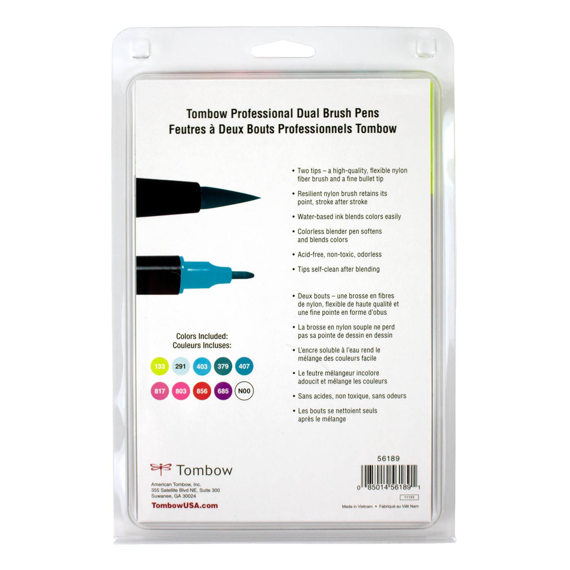 Tombow Tropical Palette Dual Brush Pens